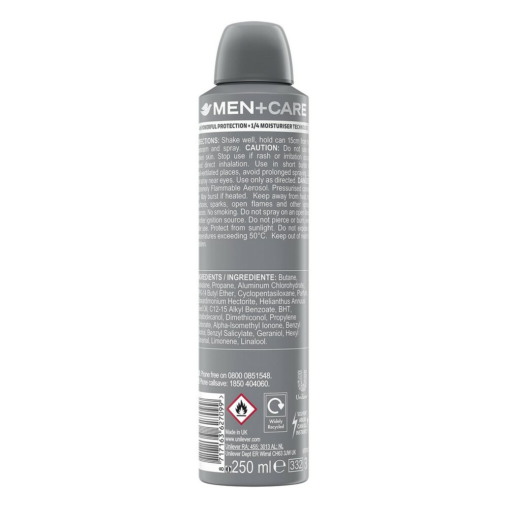 Deodorant Spray Dove Men Sport Active Fresh 250 ml