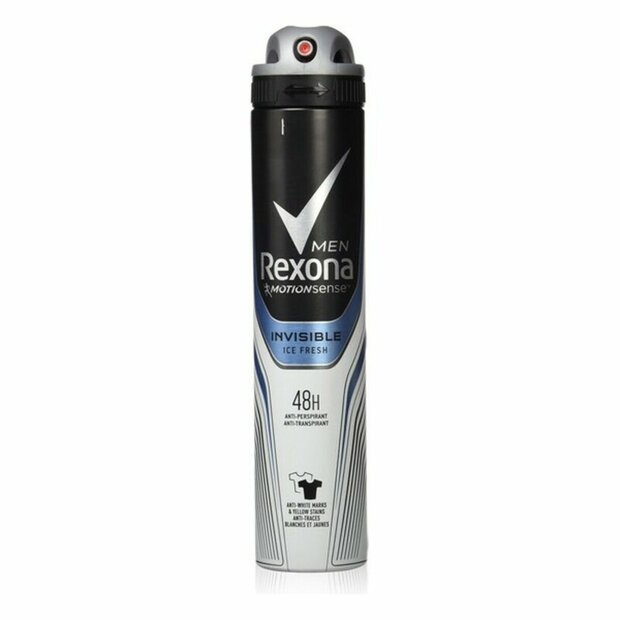 Deodorant Spray Invisible Ice Fresh Men Rexona 