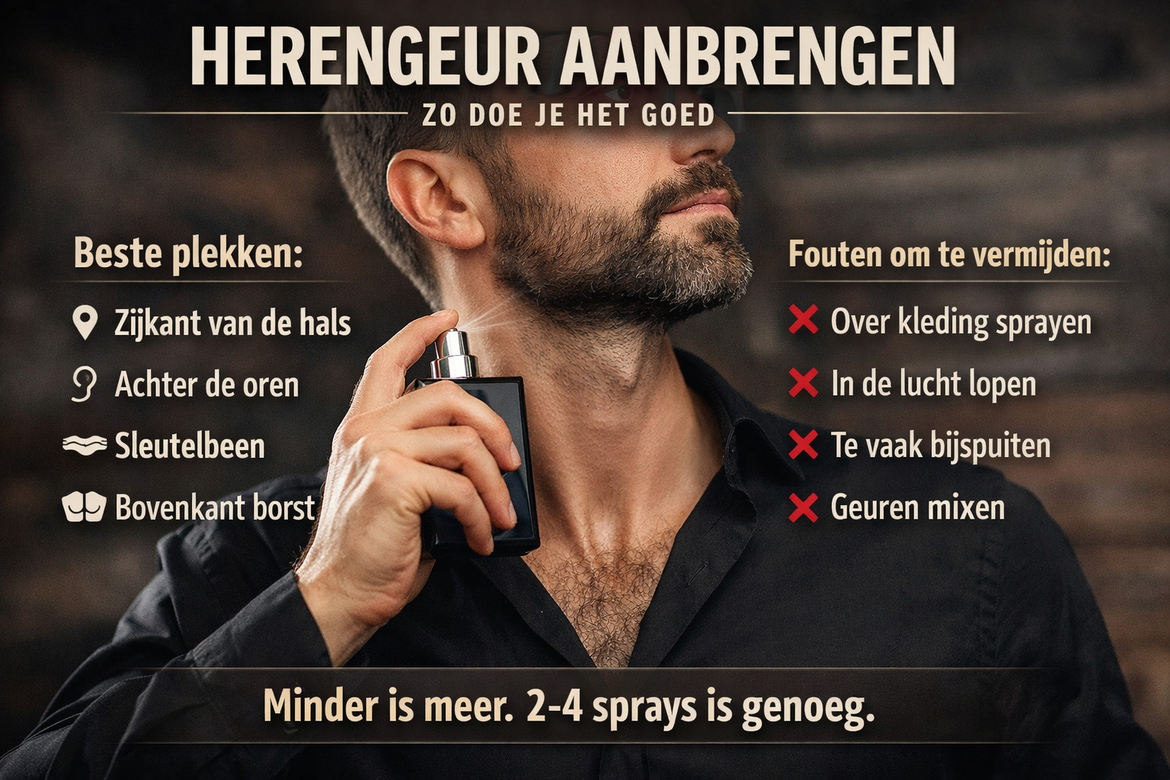 Herengeur aanbrengen: dit doen 8 van de 10 mannen verkeerd