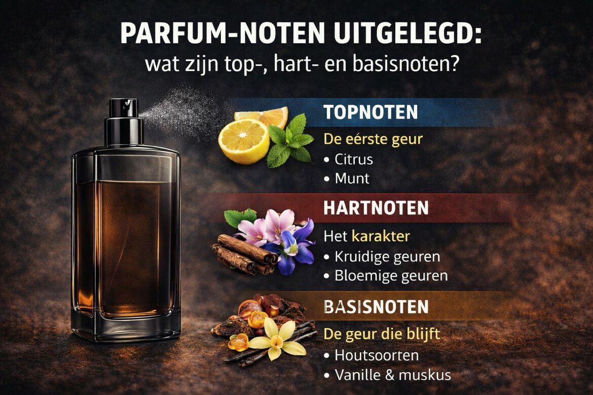 Parfum-noten uitgelegd: wat zijn top-, hart- en basisnoten?