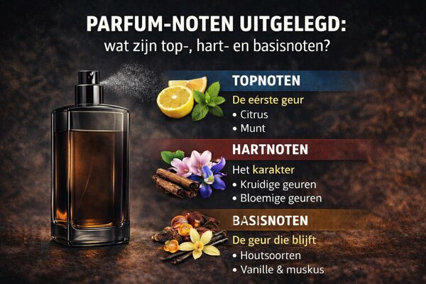 Parfum-noten uitgelegd: wat zijn top-, hart- en basisnoten?